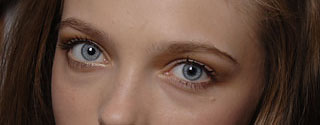 Blue eyes lentes de contacto Perspectiva